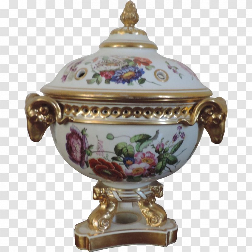 Tureen Vase Porcelain Lid Urn Transparent PNG