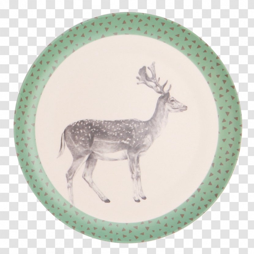 Deer Tableware Plate Bamboo Bowl Transparent PNG