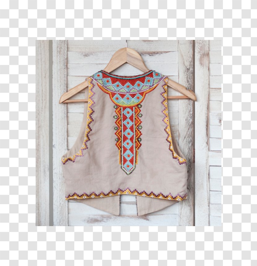 Clothing Waistcoat Beadwork Embroidery Collar - Machu Picchu Transparent PNG