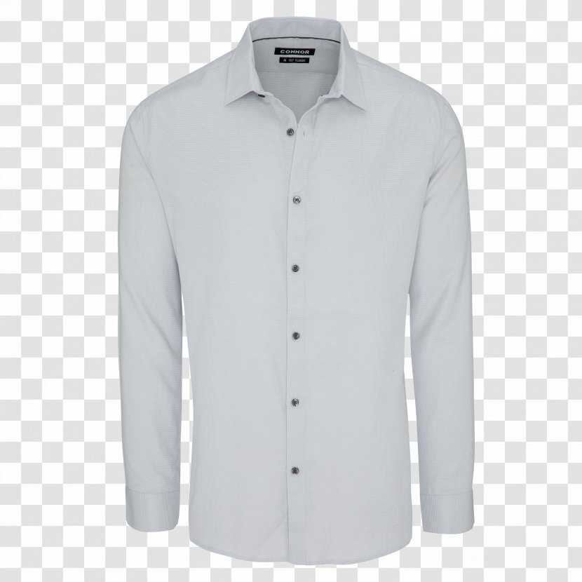 Long-sleeved T-shirt Dress Shirt - Gingham Transparent PNG