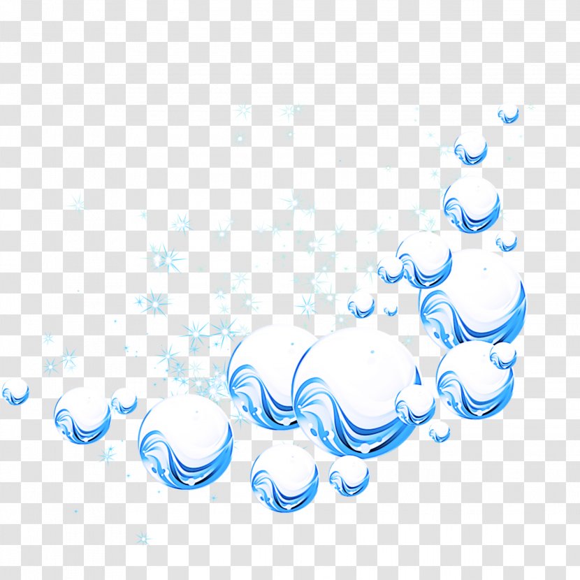 Blue Aqua Water Text Font - Liquid - Wave Transparent PNG