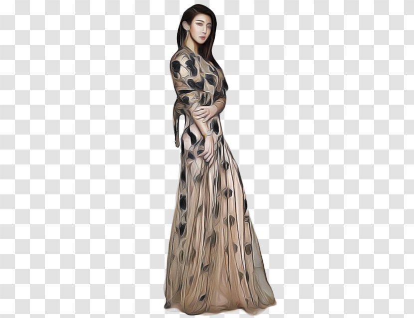 Gown Clothing - Sleeve - Haute Couture Neck Transparent PNG