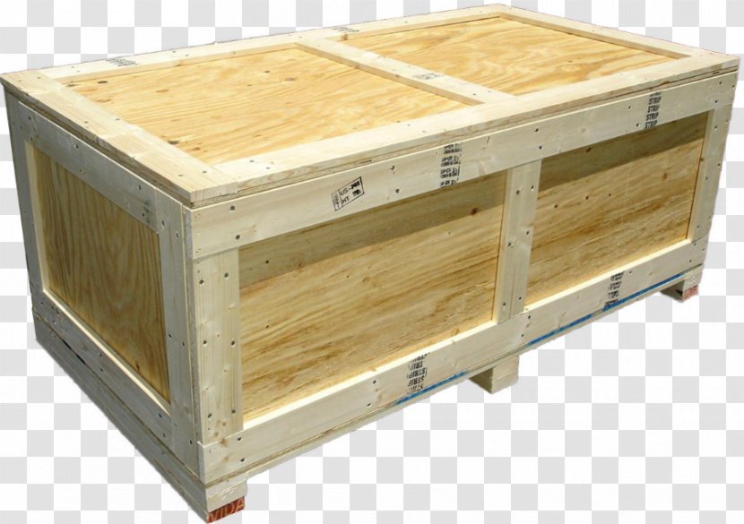 Crate Pallet Wooden Box Freight Transport Transparent PNG
