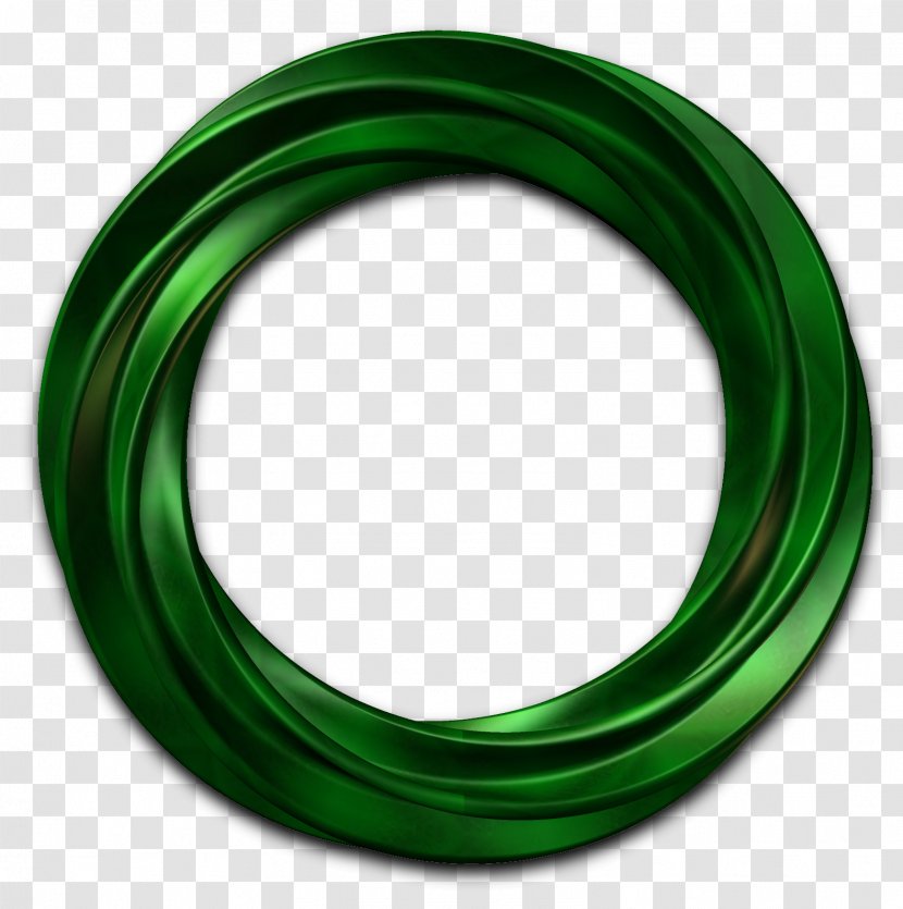 Wire Circle - Green - Volume Transparent PNG