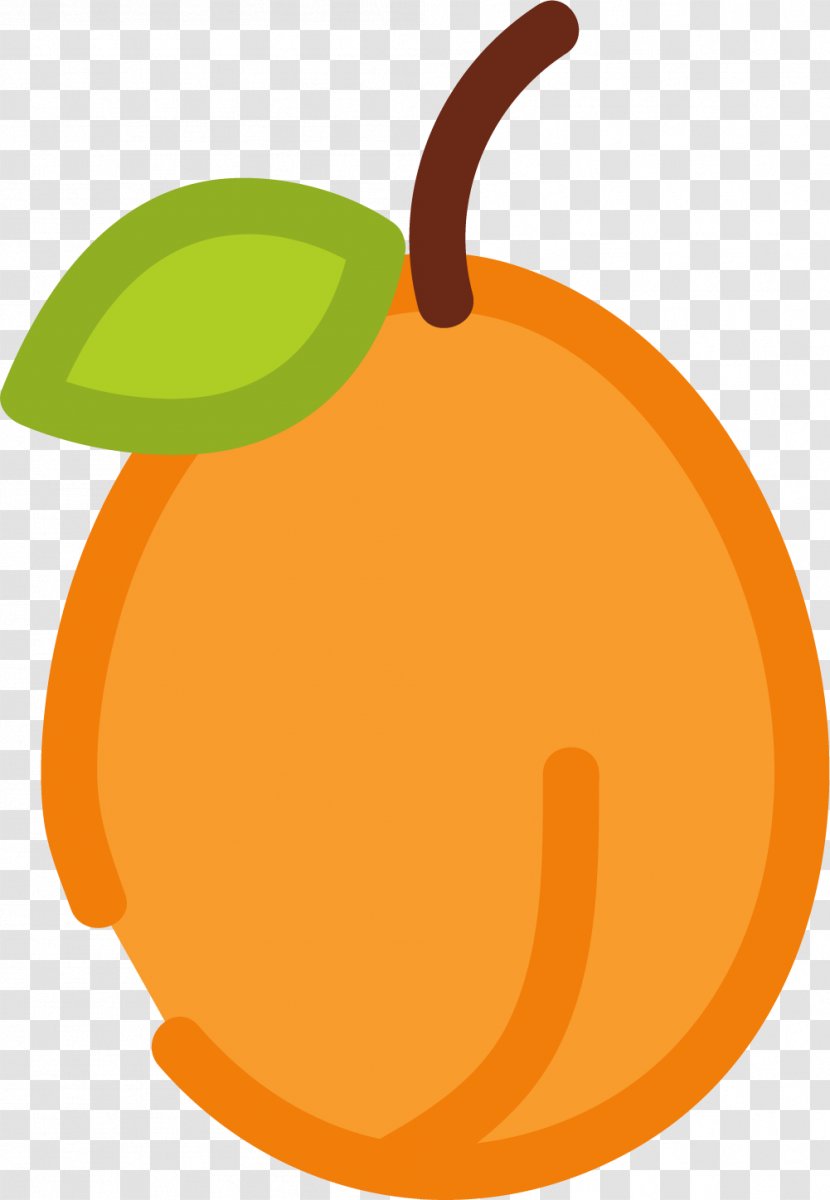 Peach Drawing Clip Art - Calabaza - Yellow Color Transparent PNG