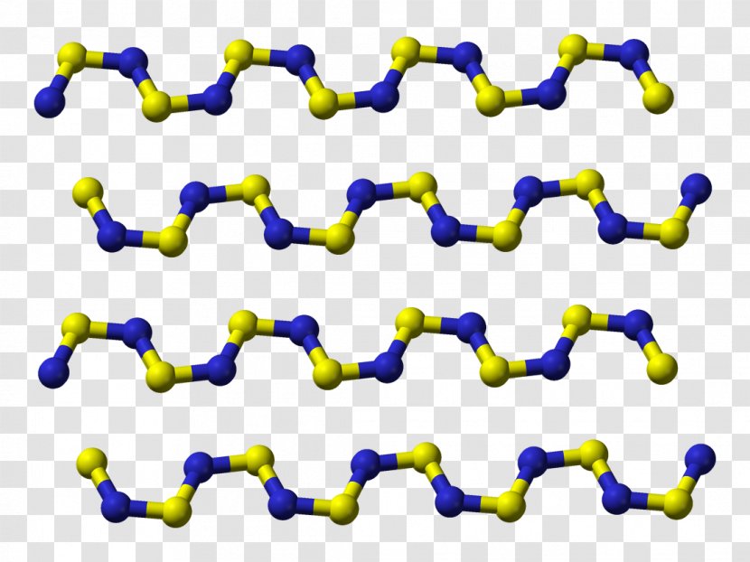 Polythiazyl Tetrasulfur Tetranitride Polymer Sulfur Nitride Transparent PNG