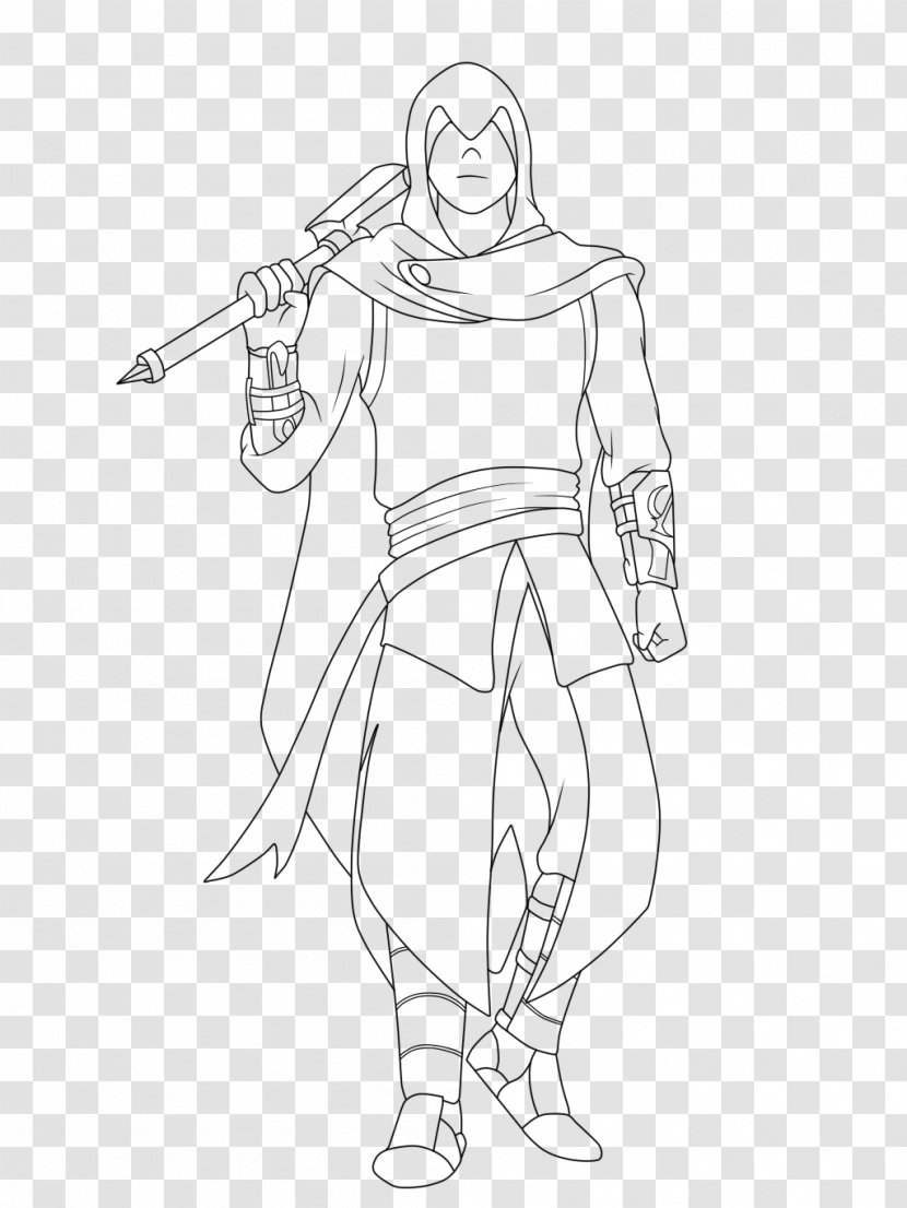 Drawing Line Art Cartoon Costume Sketch - Greek Style Transparent PNG