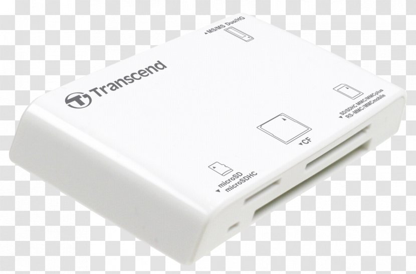 Memory Card Readers Flash Cards Secure Digital Transcend Information - Microsd - Reader Transparent PNG