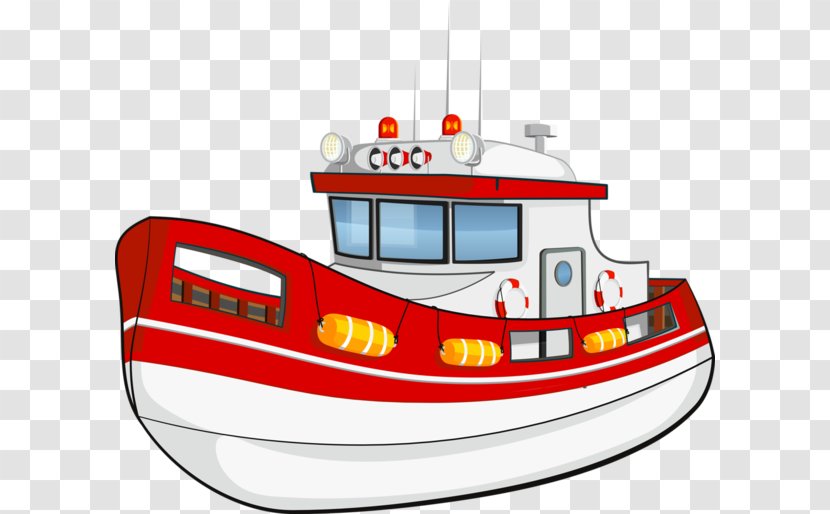 Ship Boat Police Watercraft Cartoon Clip Art - Mode Of Transport Transparent PNG