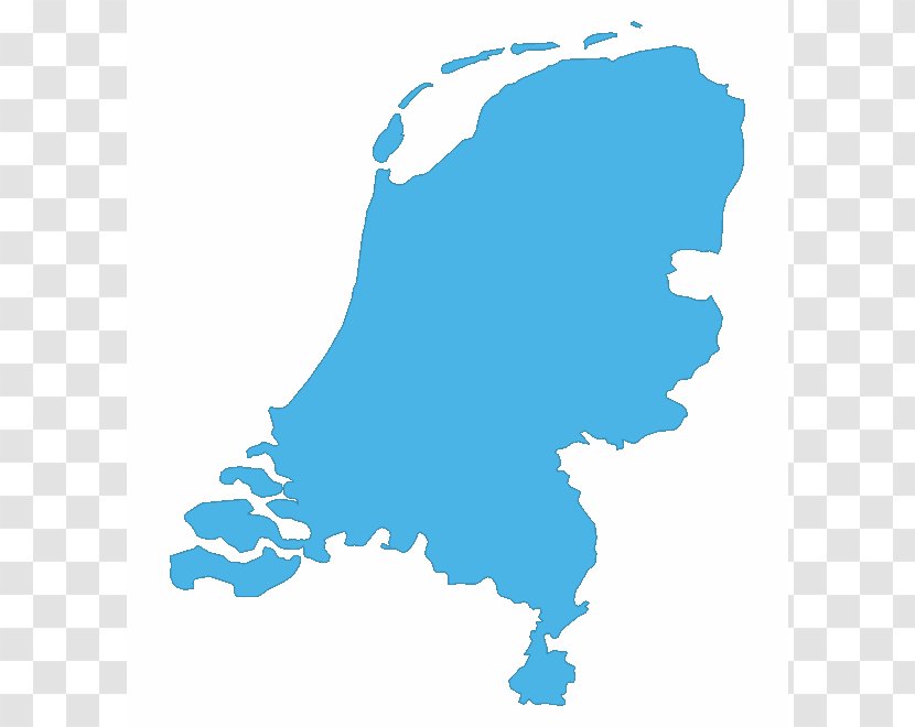 Netherlands Map - Area Transparent PNG