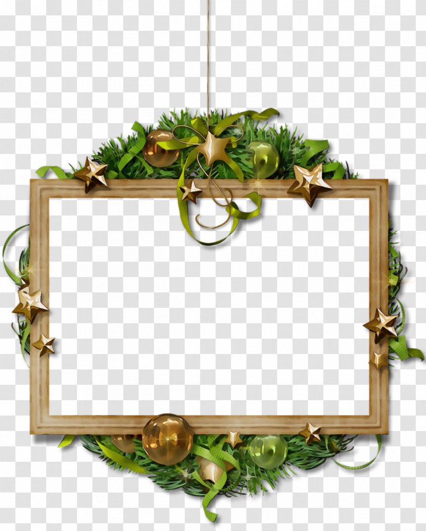 Picture Frame - Christmas Border - Rectangle Ornament Transparent PNG