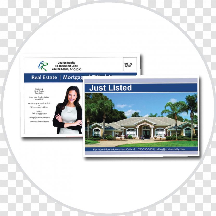 Service Brand Banner - Marketing Postcard Transparent PNG