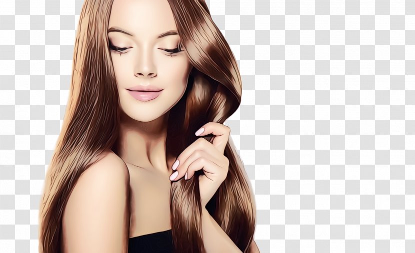 Hair Face Skin Hairstyle Beauty - Long Eyebrow Transparent PNG