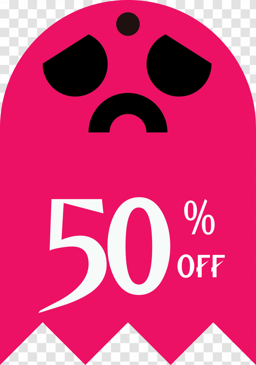 Halloween Discount Halloween Sales 50% Off Transparent PNG