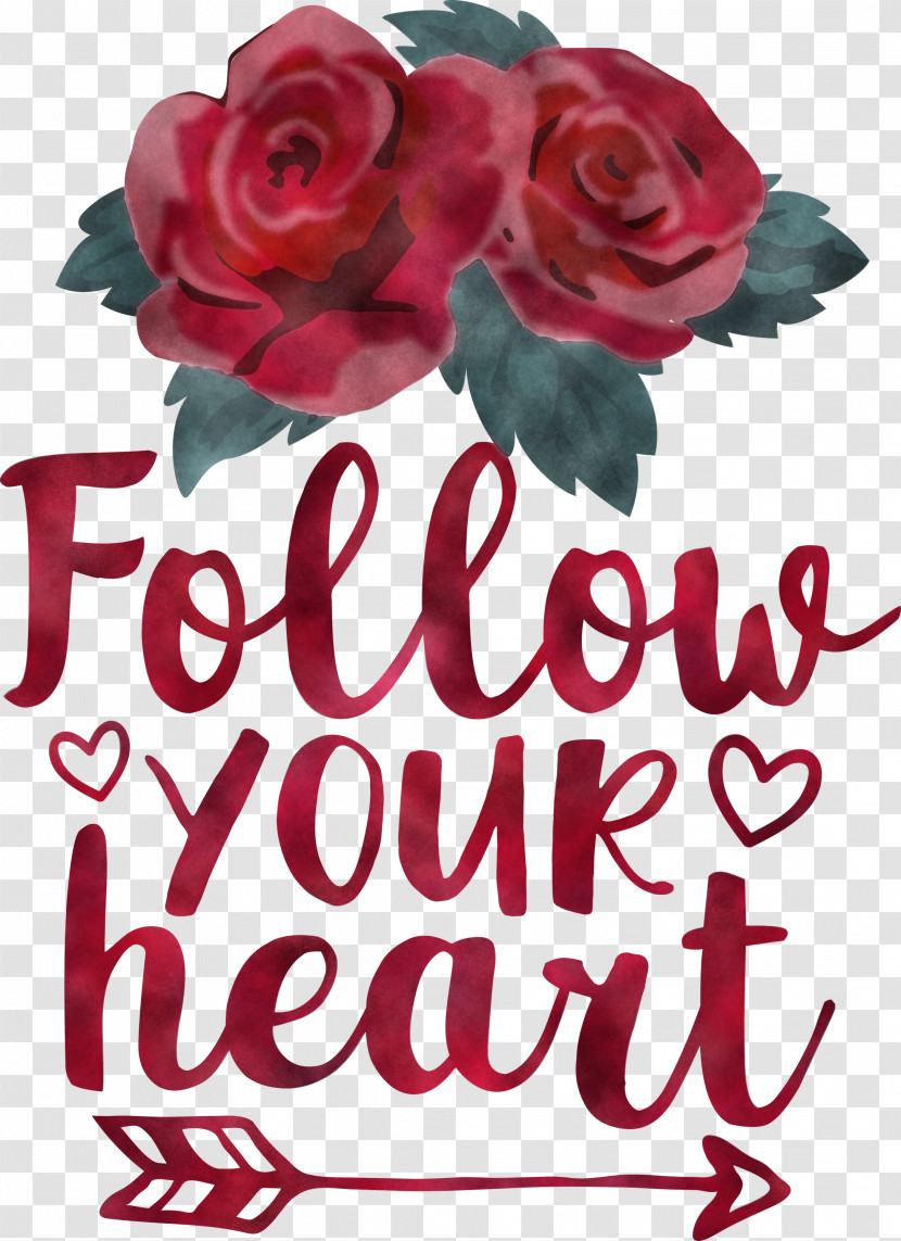 Follow Your Heart Valentines Day Valentine Transparent PNG