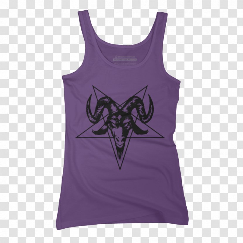 The Satanic Bible Church Of Satan Satanism Baphomet Pentagram - Active Shirt Transparent PNG