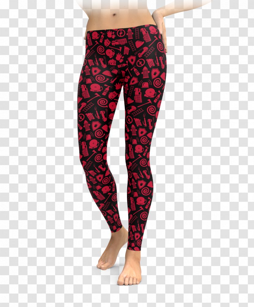 Leggings Hoodie Clothing Accessories Yoga Pants - Flower - Firefighter Transparent PNG