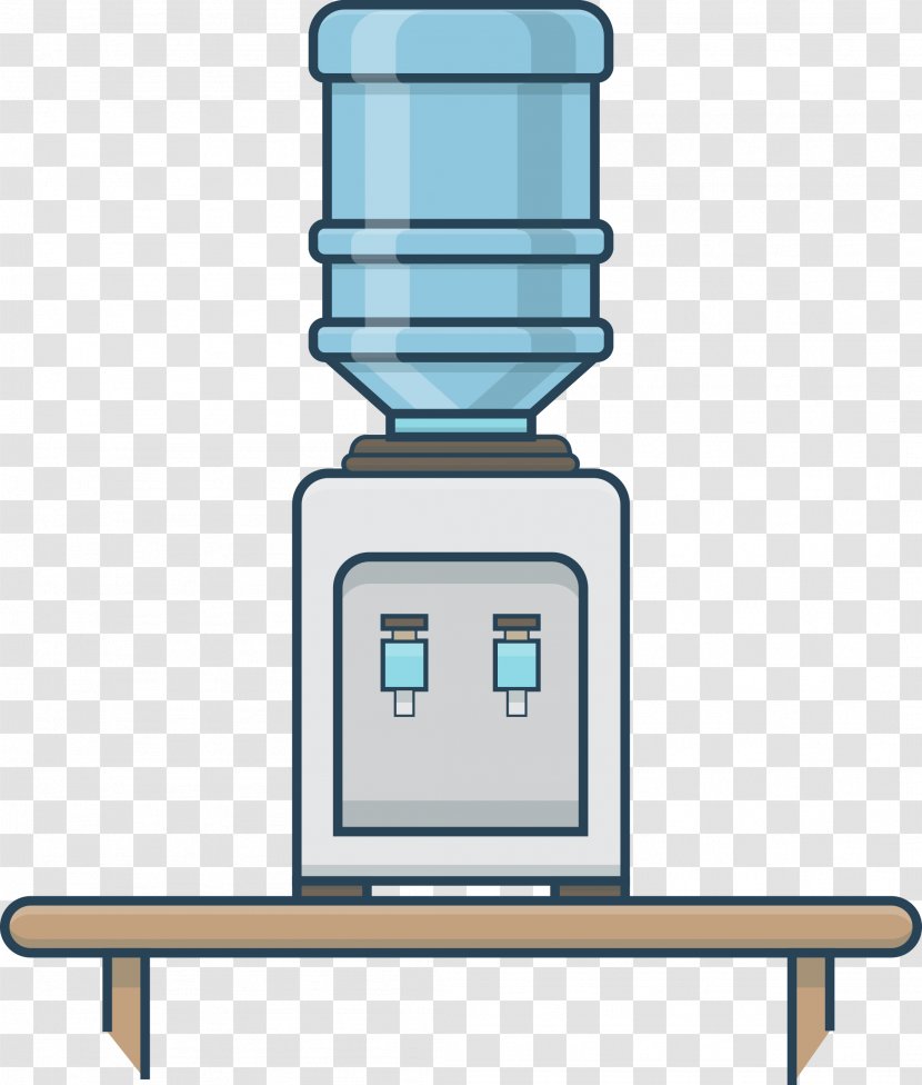 Water Dispensers Drinking Clip Art Vector Graphics - Kitchen Appliance - Dispenser Transparent PNG