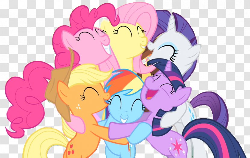 Pinkie Pie Rainbow Dash Twilight Sparkle Pony Applejack - Silhouette - Emoticos Transparent PNG