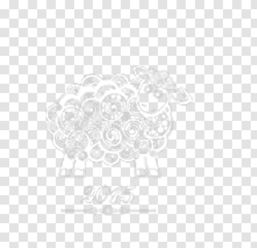 White Pattern - Point - Sheep Transparent PNG