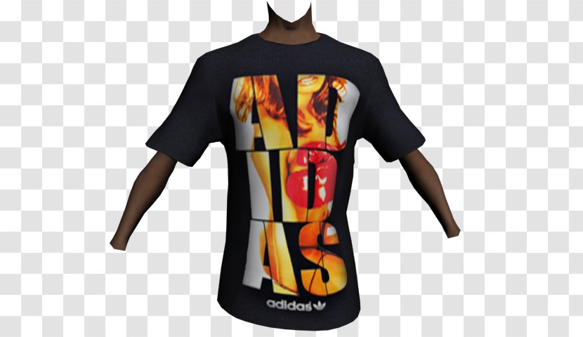T-shirt Grand Theft Auto: San Andreas Auto V IV Mod - Jersey - Adidas T Shirt Transparent PNG