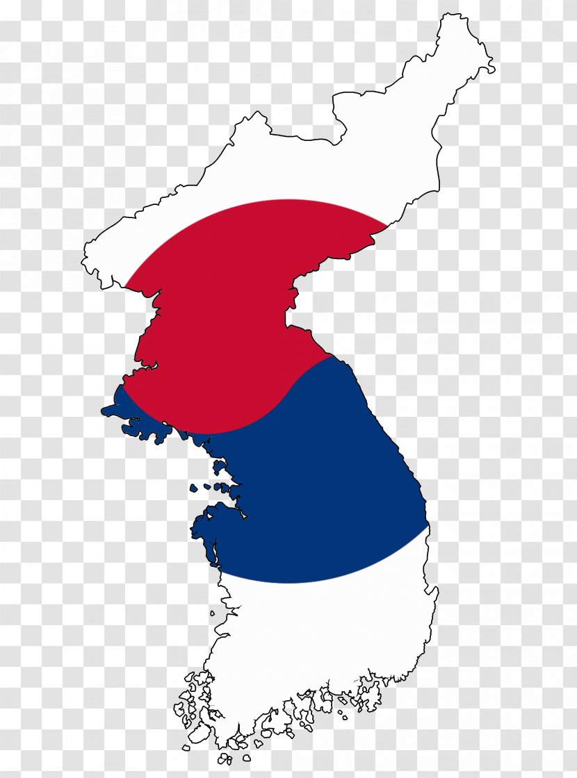 Flag Of South Korea Korean Empire Map - Point Transparent PNG