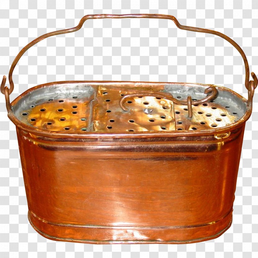 Copper Basket - Storage Transparent PNG