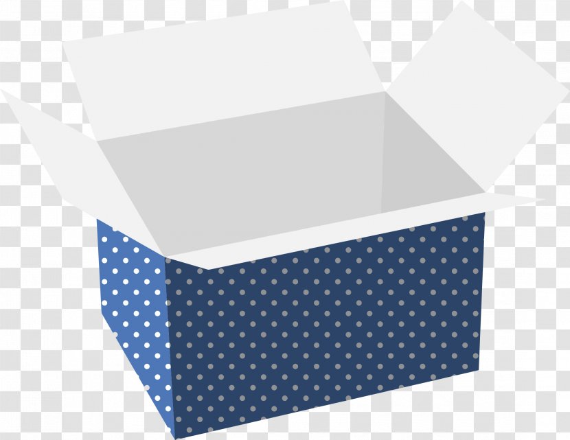 Cardboard Box Polka Dot Clip Art - Carton Transparent PNG