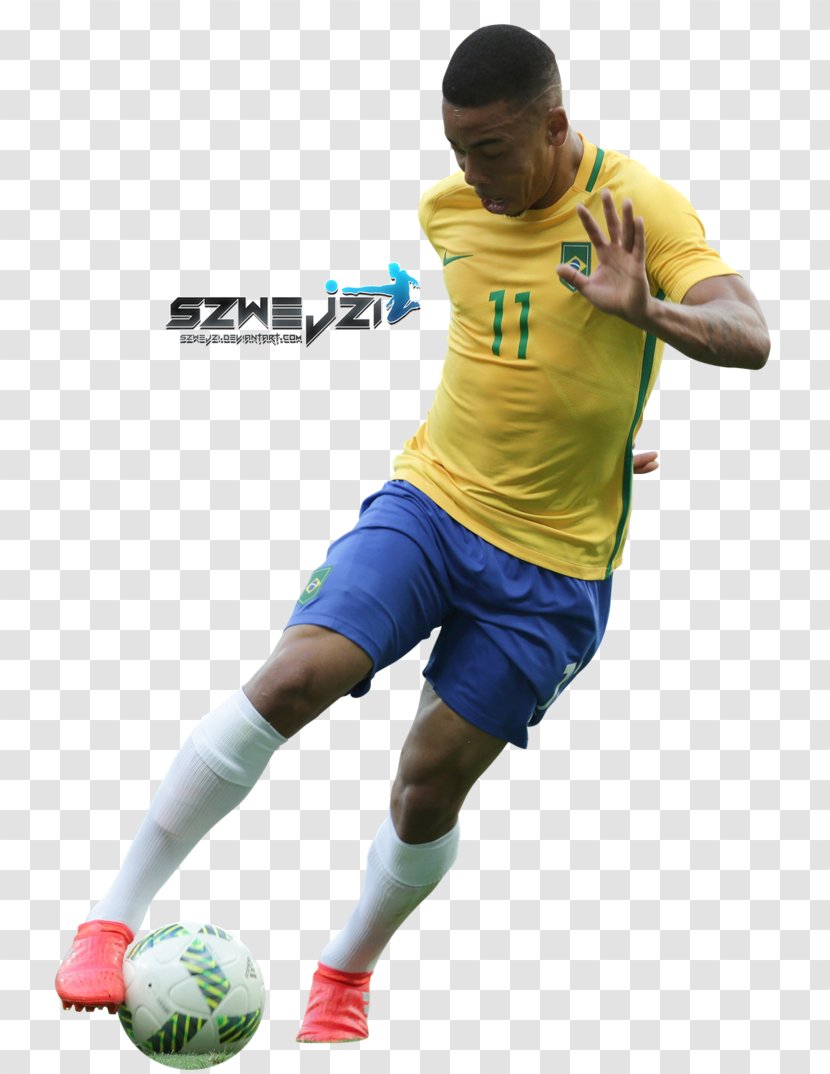 Brazil National Football Team Player Manchester City F.C. Sport - Soccer Kick - Gabriel Jesus Transparent PNG
