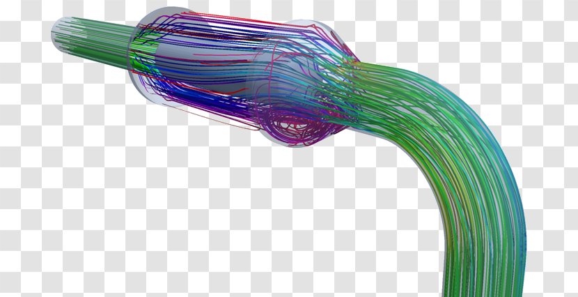 Computational Fluid Dynamics Image Slugcatcher Petroleum Industry Product - Idea - Dynamic Flow Line Transparent PNG