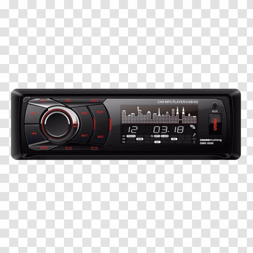 Car Stereophonic Sound Radio Receiver Vehicle Audio Secure Digital - Data System Transparent PNG