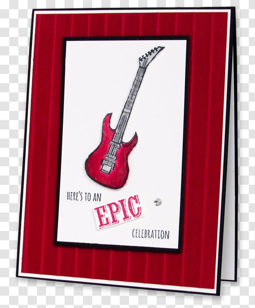 Paper Birthday Party Anniversary - Guitar Transparent PNG
