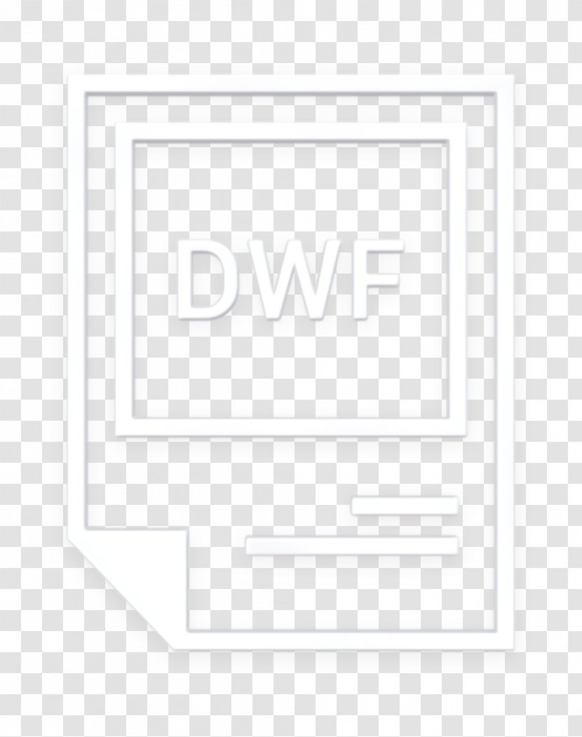 Dwf Icon Extension File - Logo - Blackandwhite Rectangle Transparent PNG