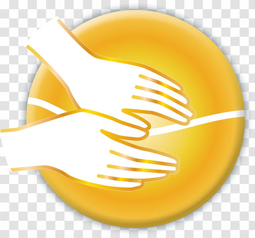 Font - Yellow - Sprinkle Gold Hands Transparent PNG