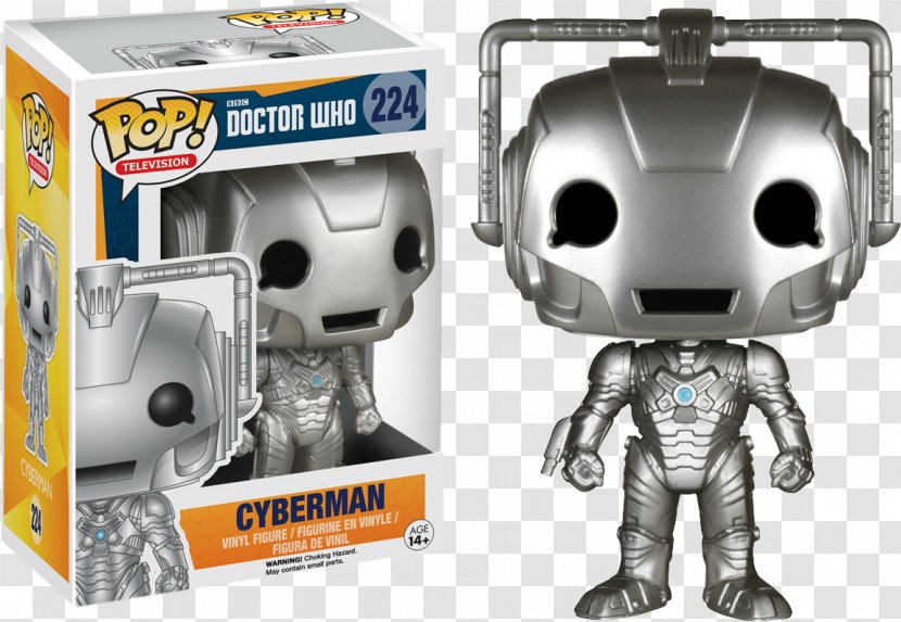 Eleventh Doctor Cyberman Funko Action & Toy Figures - Designer Transparent PNG