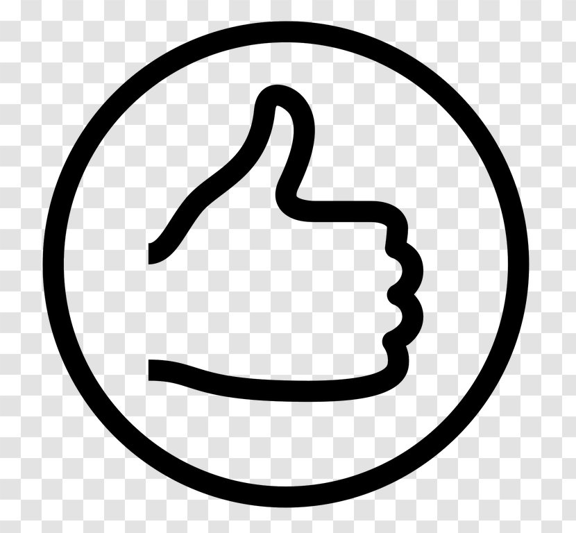 Book Symbol - Thumb - Coloring Blackandwhite Transparent PNG