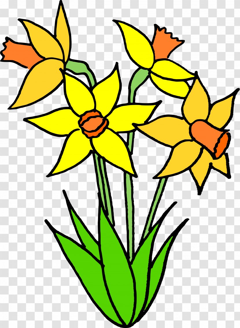 Floral Design I Wandered Lonely As A Cloud Daffodil Bulb Flower - Pollen Transparent PNG