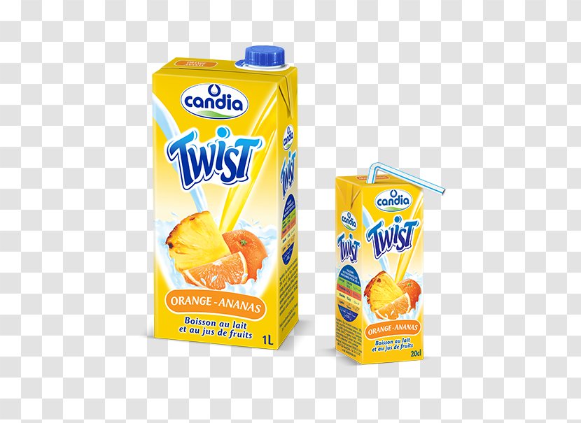 Orange Drink Juice Candia Milk - Mango Transparent PNG