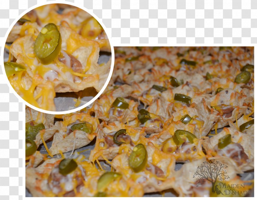 Pizza Italian Cuisine Vegetarian European - Recipe - Nachos Transparent PNG