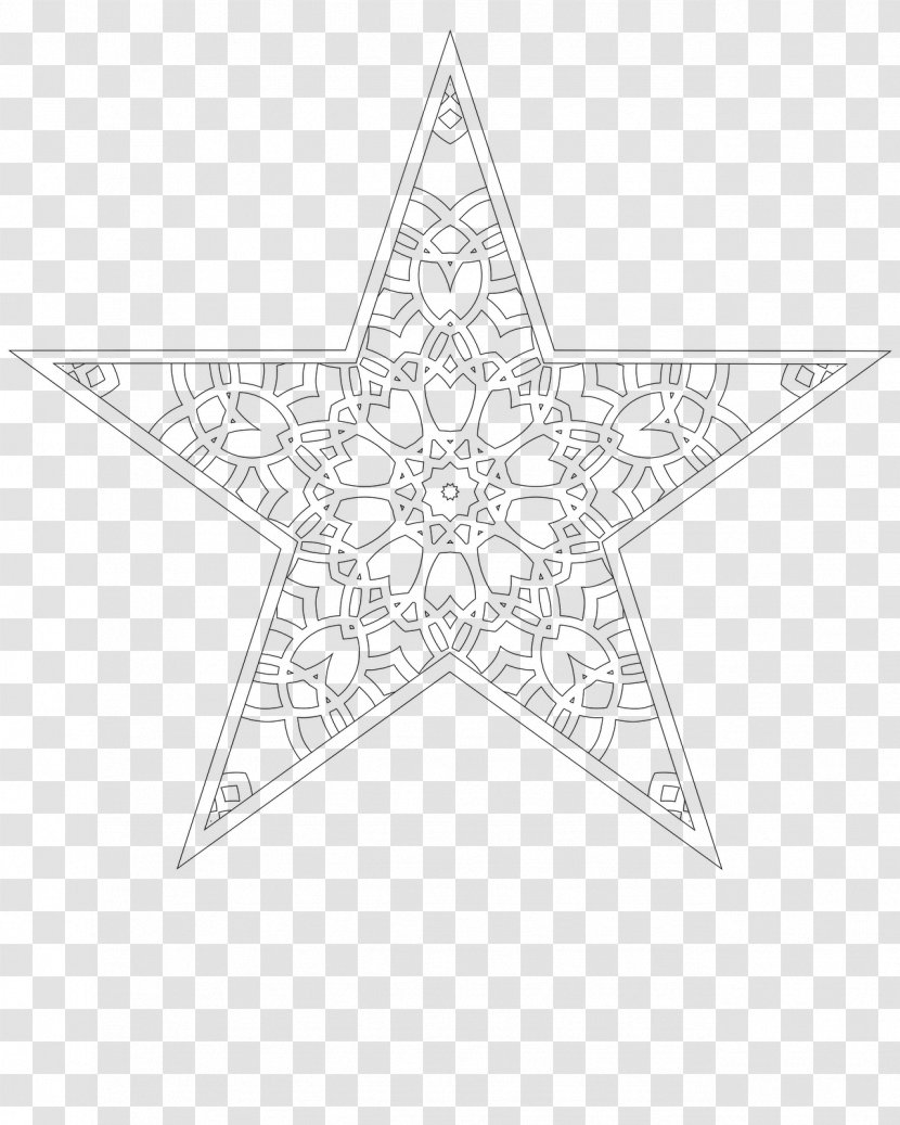 Triangle Circle Point - Monochrome - Watercolor Star Transparent PNG