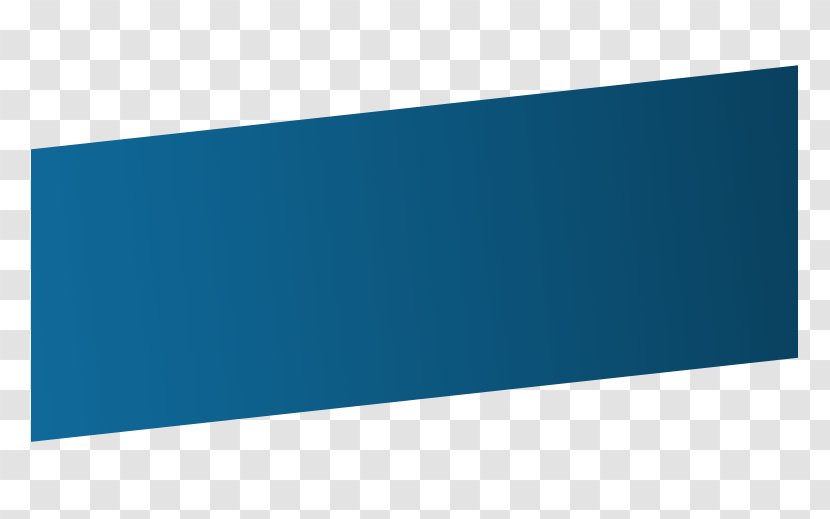 Rectangle - Electric Blue - Angle Transparent PNG