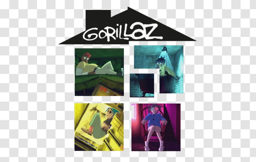 Gorillaz 2-D Drawing - Gorrila Transparent PNG