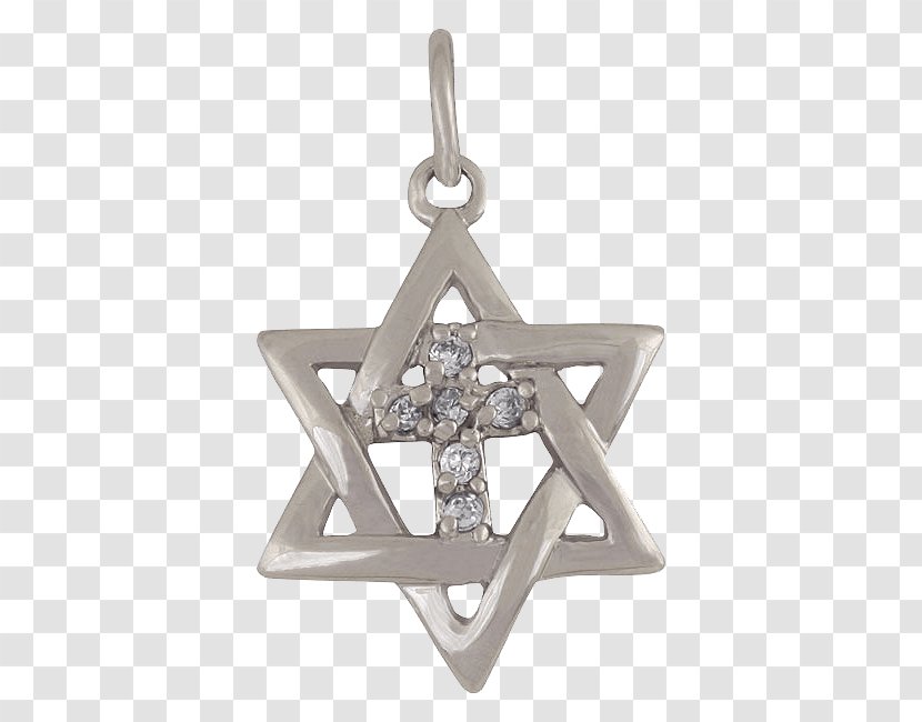 Star Of David Charms & Pendants Cross Necklace Christian - Gold Transparent PNG