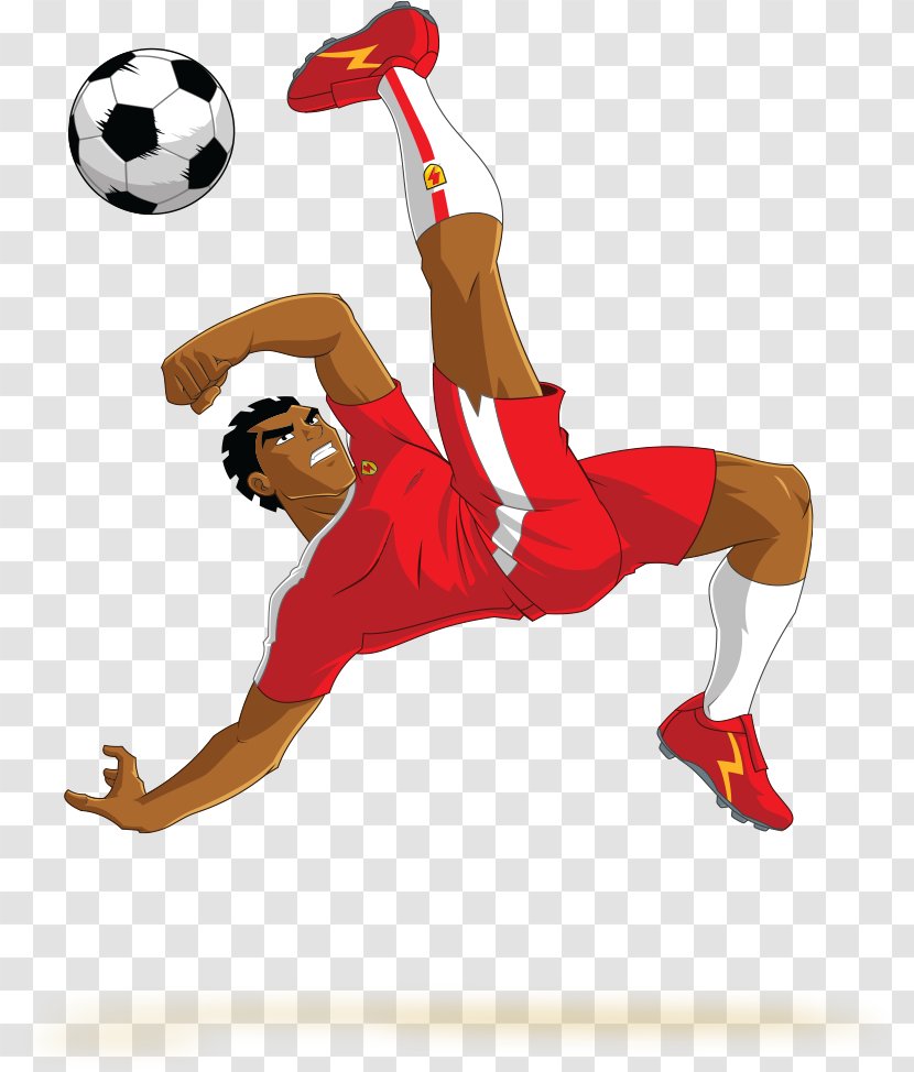 Supa Strikas Drawing Image Sketch KFC - Jumping - Football Transparent PNG