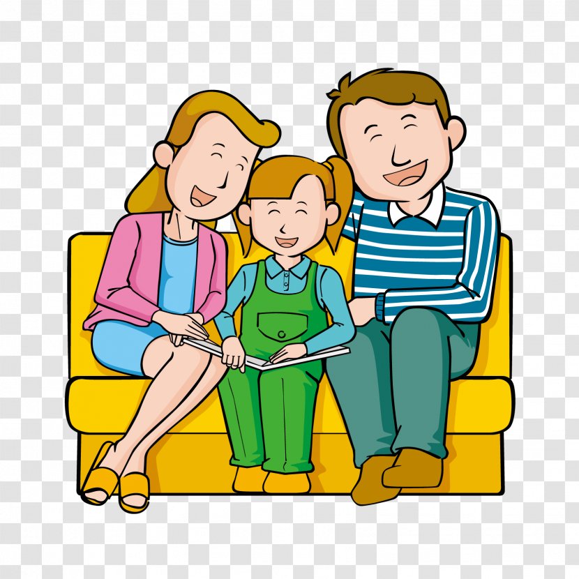 Clip Art Vector Graphics Family Illustration - Social Group - Happiness Transparent PNG