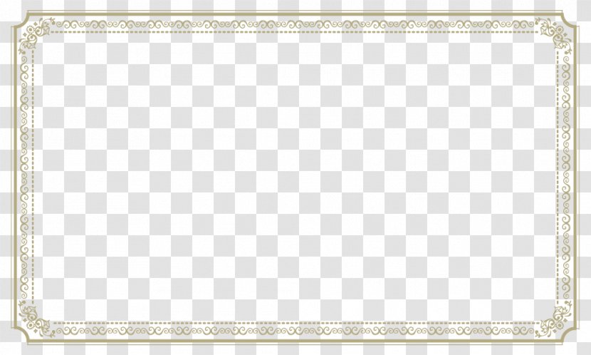 Area Pattern - Rectangle - European Border Gray Frame Transparent PNG