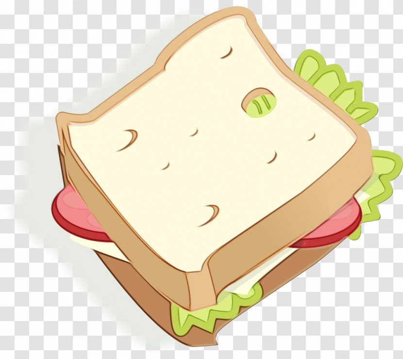 Cartoon Junk Food Sandwich Fast Food Food Transparent PNG