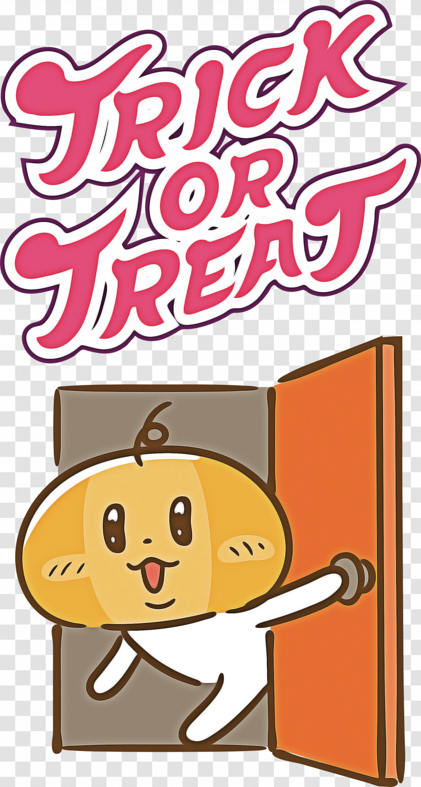 TRICK OR TREAT Happy Halloween Transparent PNG