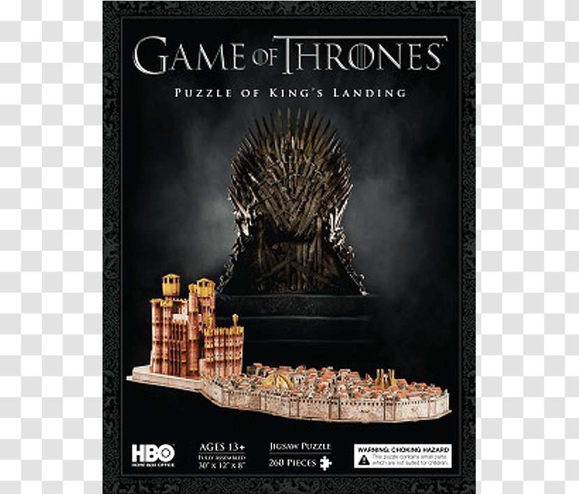 Jigsaw Puzzles World Of A Song Ice And Fire Puzz 3D 3D-Puzzle - Game Thrones - Kings Chair Transparent PNG