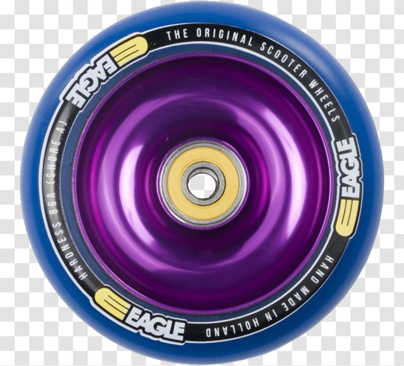 Alloy Wheel Purple Blue Spoke Transparent PNG